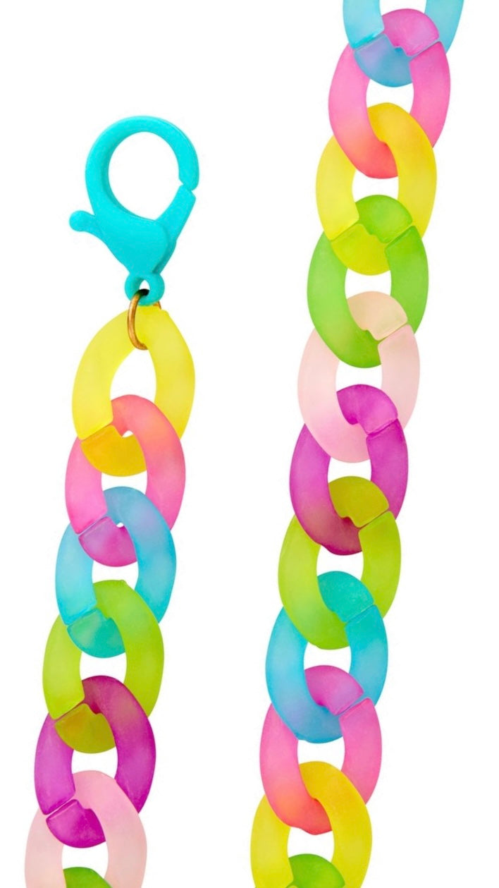 Acrylic rainbow chain