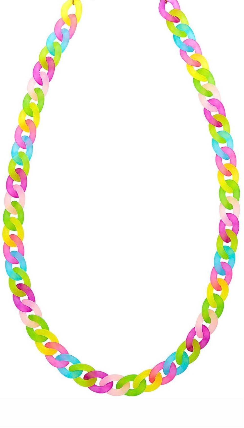 Acrylic rainbow chain